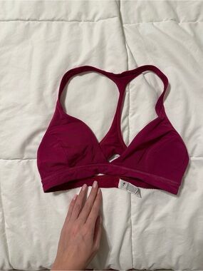 lululemon Wireless Racerback Bra - Berry